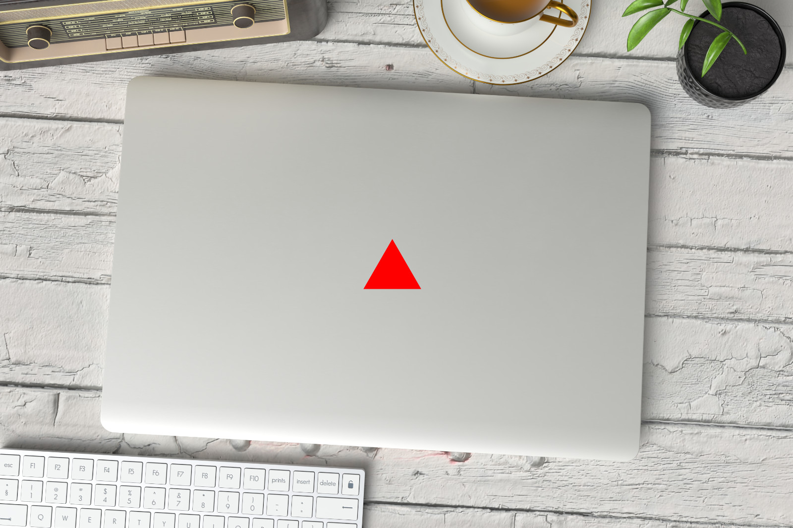 (6pcs) Custom Color Triangle Vinyl Decal Set – Permanent Adhesive, Long-Lasting