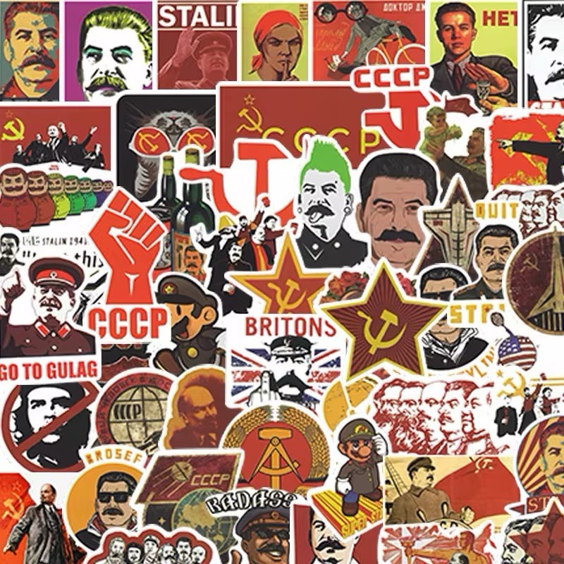 20 Random Soviet Culture Stickers USSR Decals Laptop Hydro Car Free Shipping!