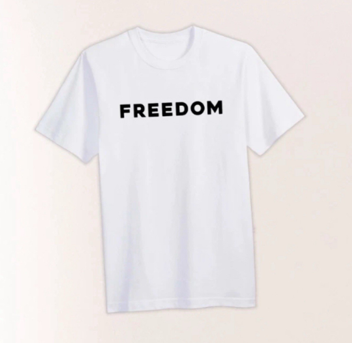 Charlie Kirk FREEDOM White T-shirt 3” INCH Vinyl Sticker Decal Patriotic 1PC