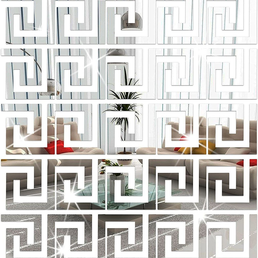 Contemporary For TV Background Wall Stickers for Stylish Home Decor Set of 10