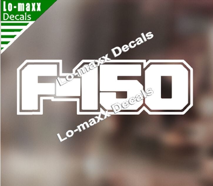 Ford F-150 Custom Lettering Graphics High Performance Die Cut Vinyl Decal
