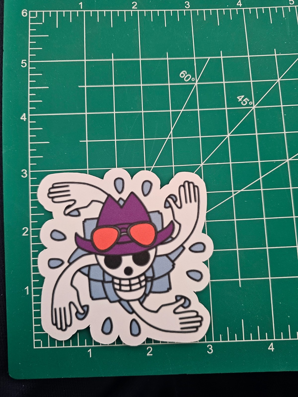 Matte Anime One Piece Stickers