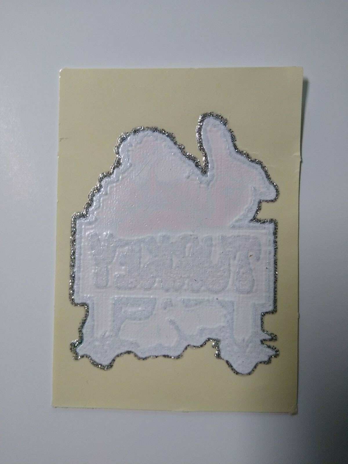 Turkey Screamin Gleamin Glitter Iron-On Decal Donruss Retro 1970's Groovy Cool