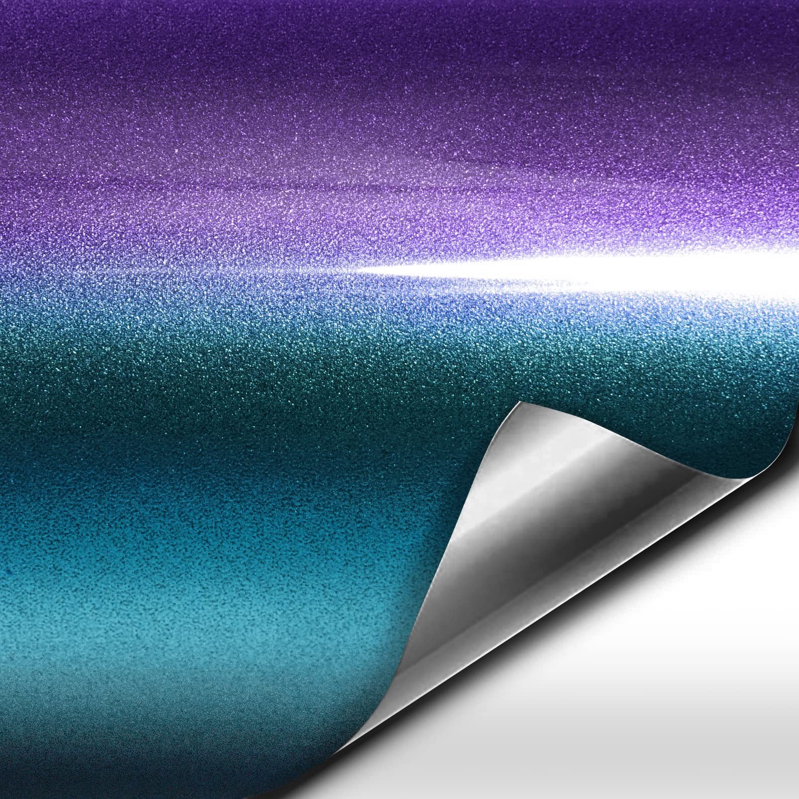 VViViD+ Gloss Metallic Chameleon Blue to Purple Color-Shift (10ft x 5ft) with…