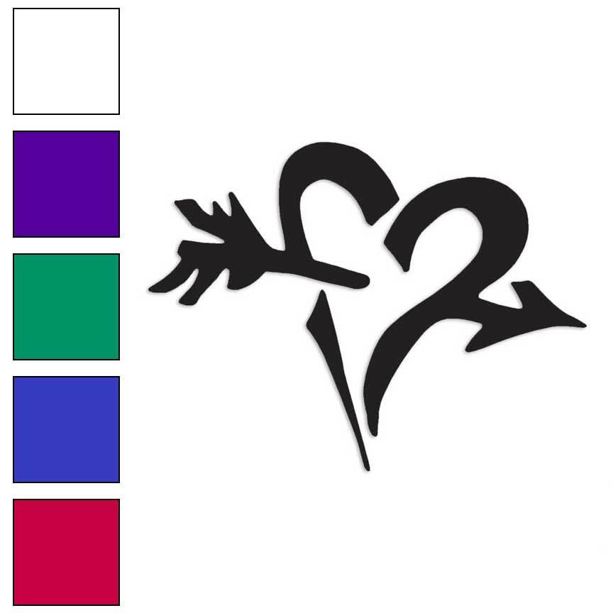 Heart Arrow Cupid, Vinyl Decal Sticker, Multiple Colors & Sizes #360