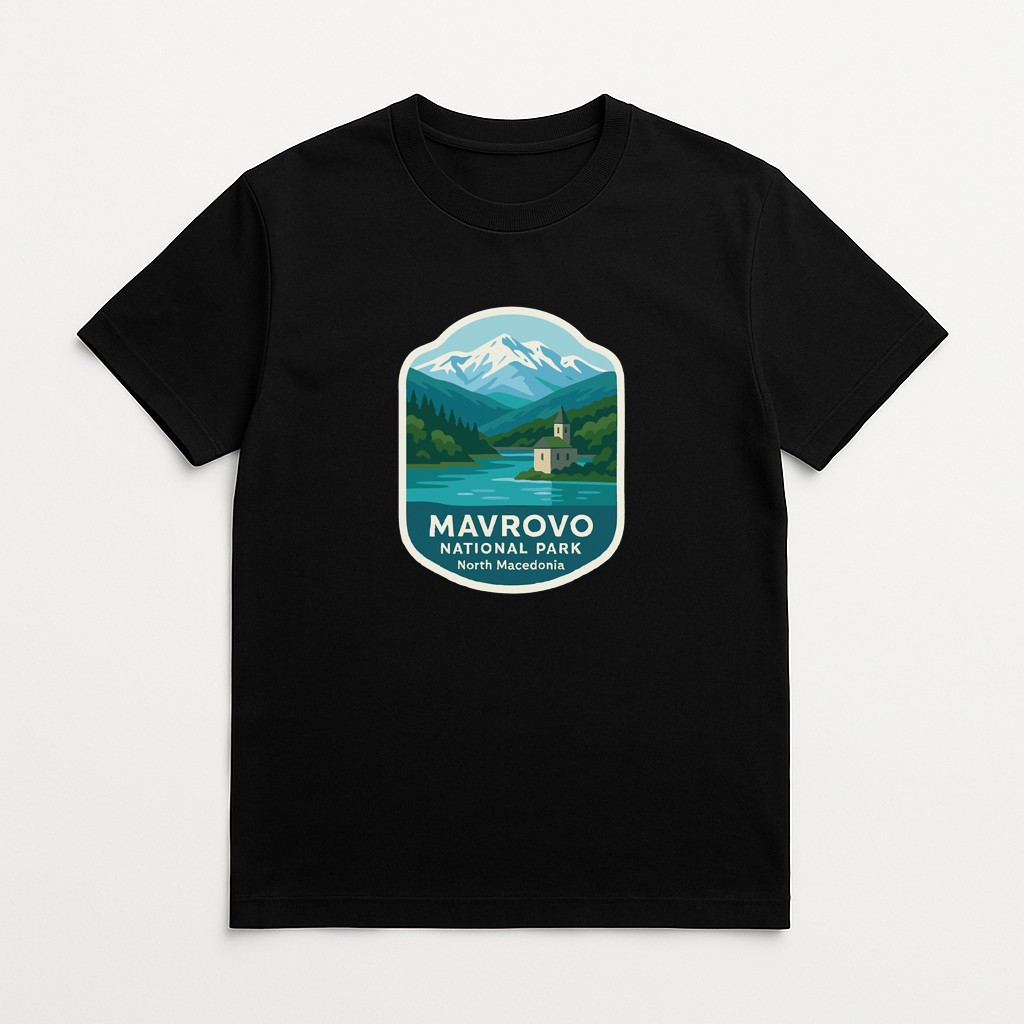 Mavrovo North Macedonia Iron On Heat Transfer Vinyl HTV World National Parks