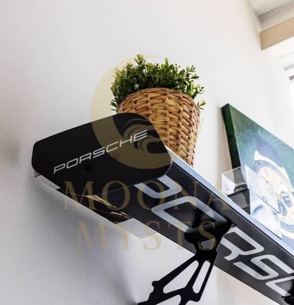 GT3RS Car Wall Shelf Car Spoiler Style Rear Wing Shelf – Automotive Home Decor