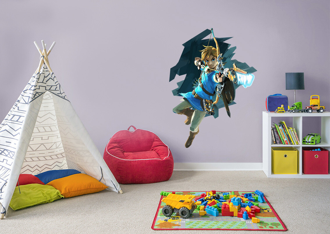 Link Legend Of Zelda Wall Sticker Decal DIY Decor Art Mural Huge Giant WC34