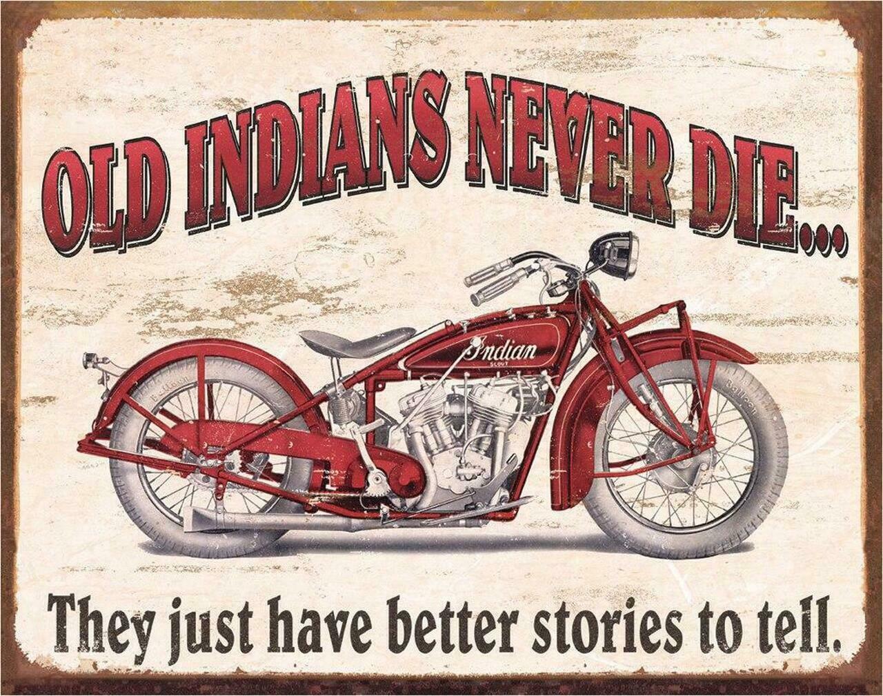 Indian Motorcycles Better Stories Vinyl Decal Sticker Waterproof