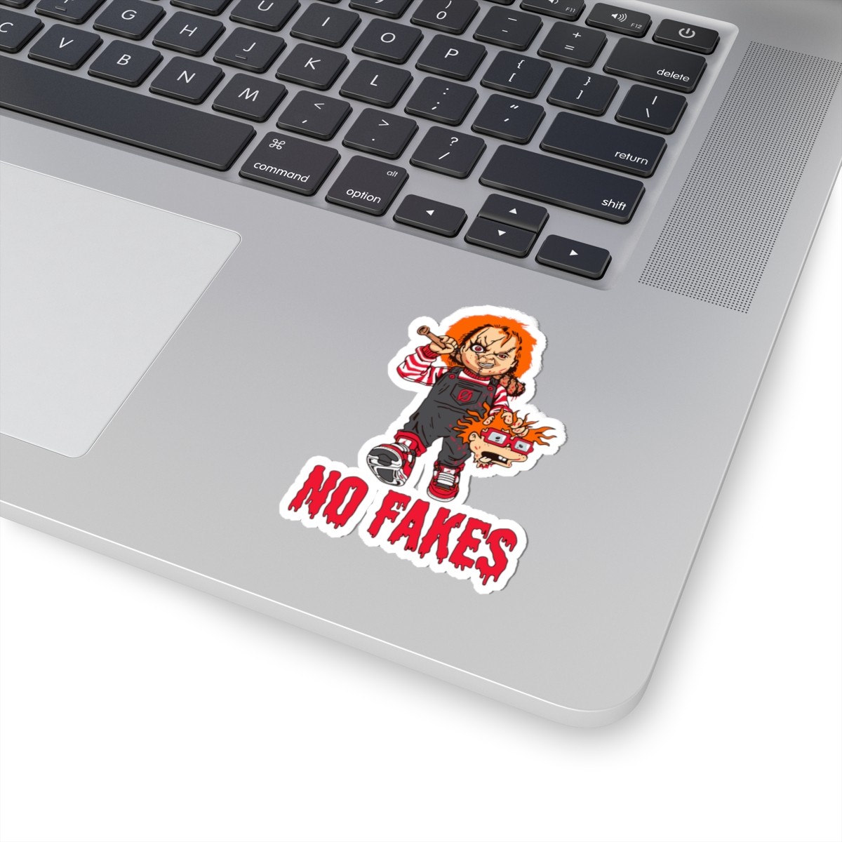 Chucky sticker, Childs play, horror rugrat Kiss-Cut Stickers, no fakes
