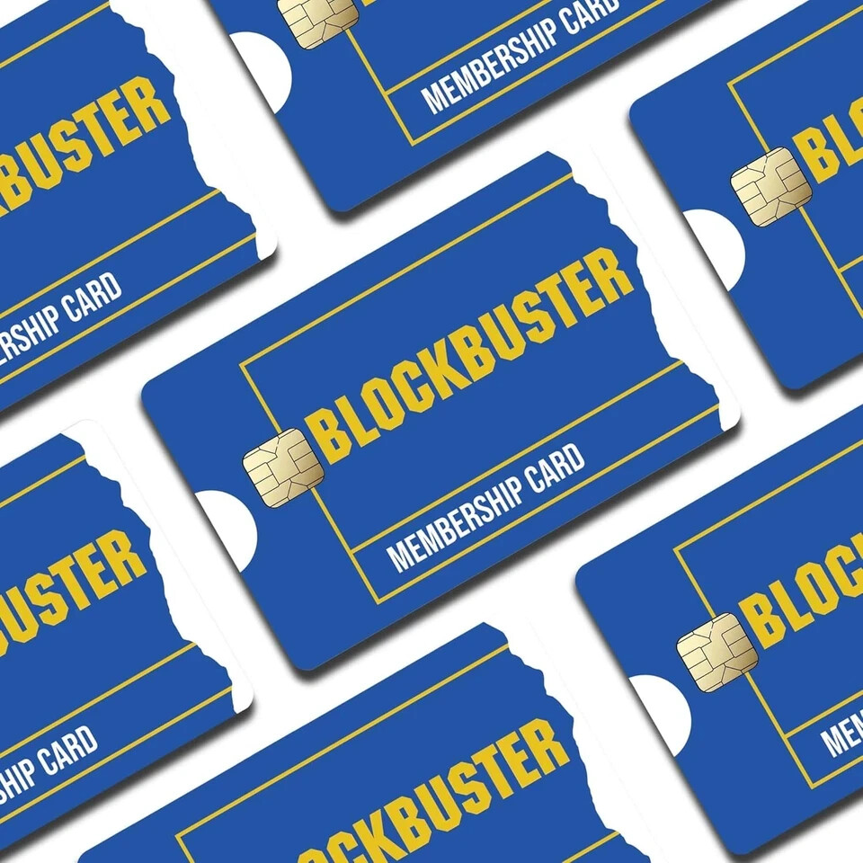 Block Buster Credit Card Sticker Skins – 4 pack
