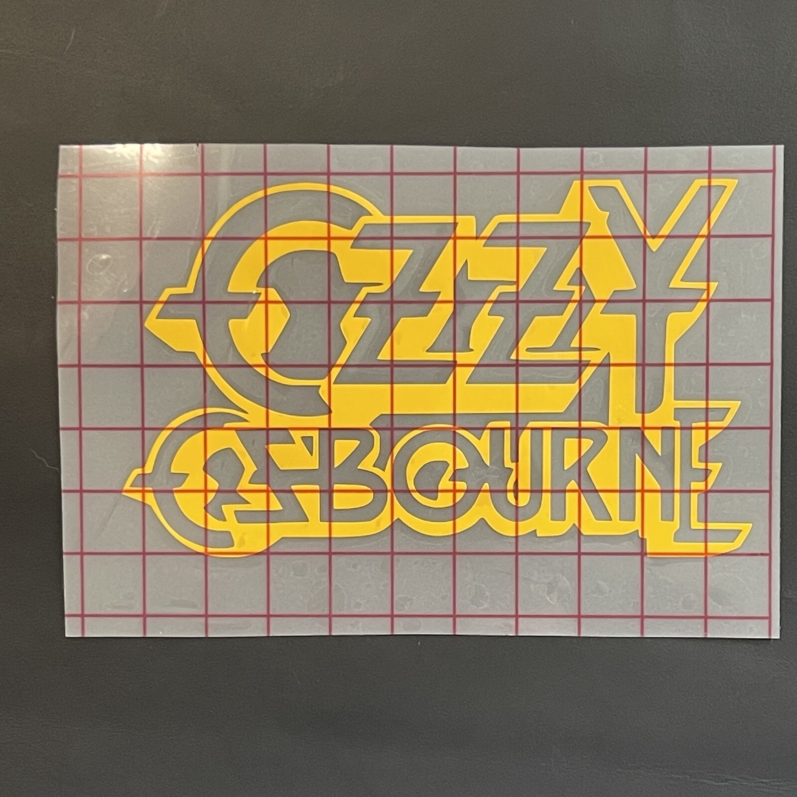 Ozzy Osbourne Logo Vinyl Sticker Decal Heavy Metal Band Car Bumper Black Sabbath