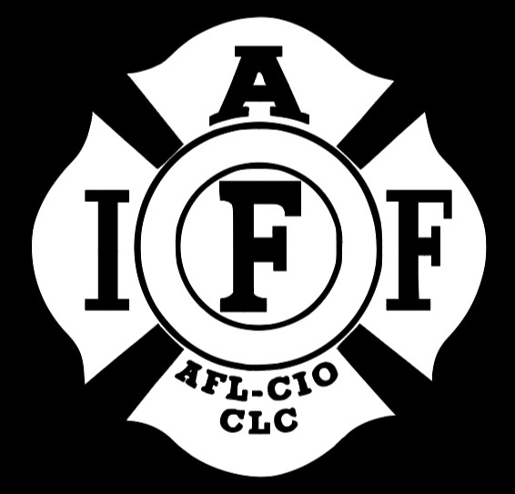 4" IAFF die cut new vinyl Decal sticker fire fighter firefighter sticker logo