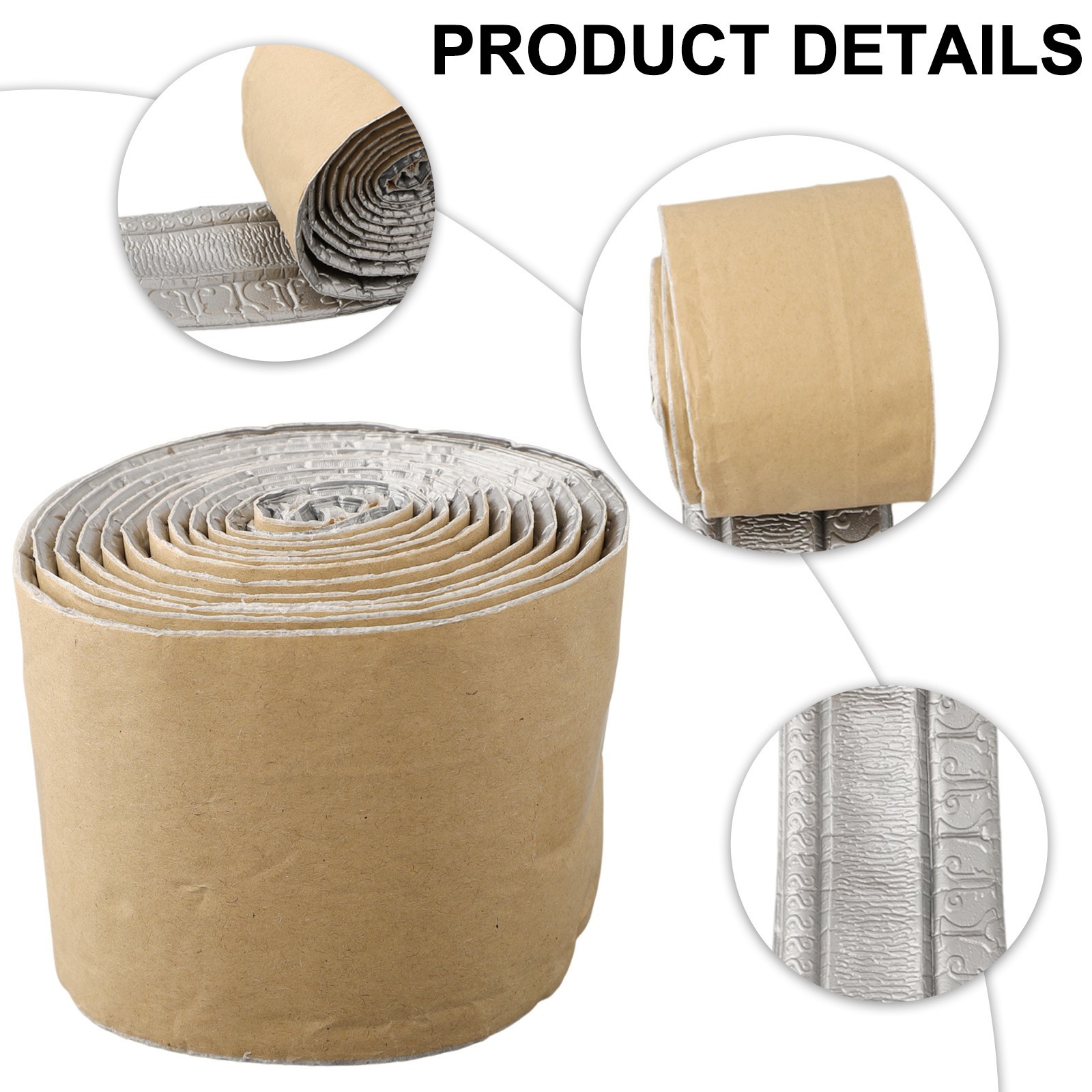Wall Trim Line 3D Decorative Moulding Strips Home Decoration PE Foam Soft