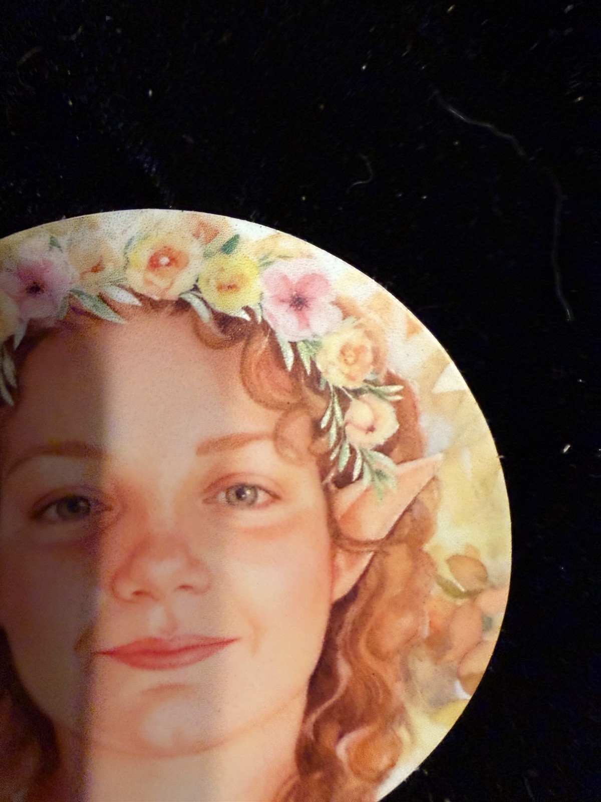vinyl sticker “The Face Of Magic” Digitally Enhanced Photo By Sheila Lofgreen