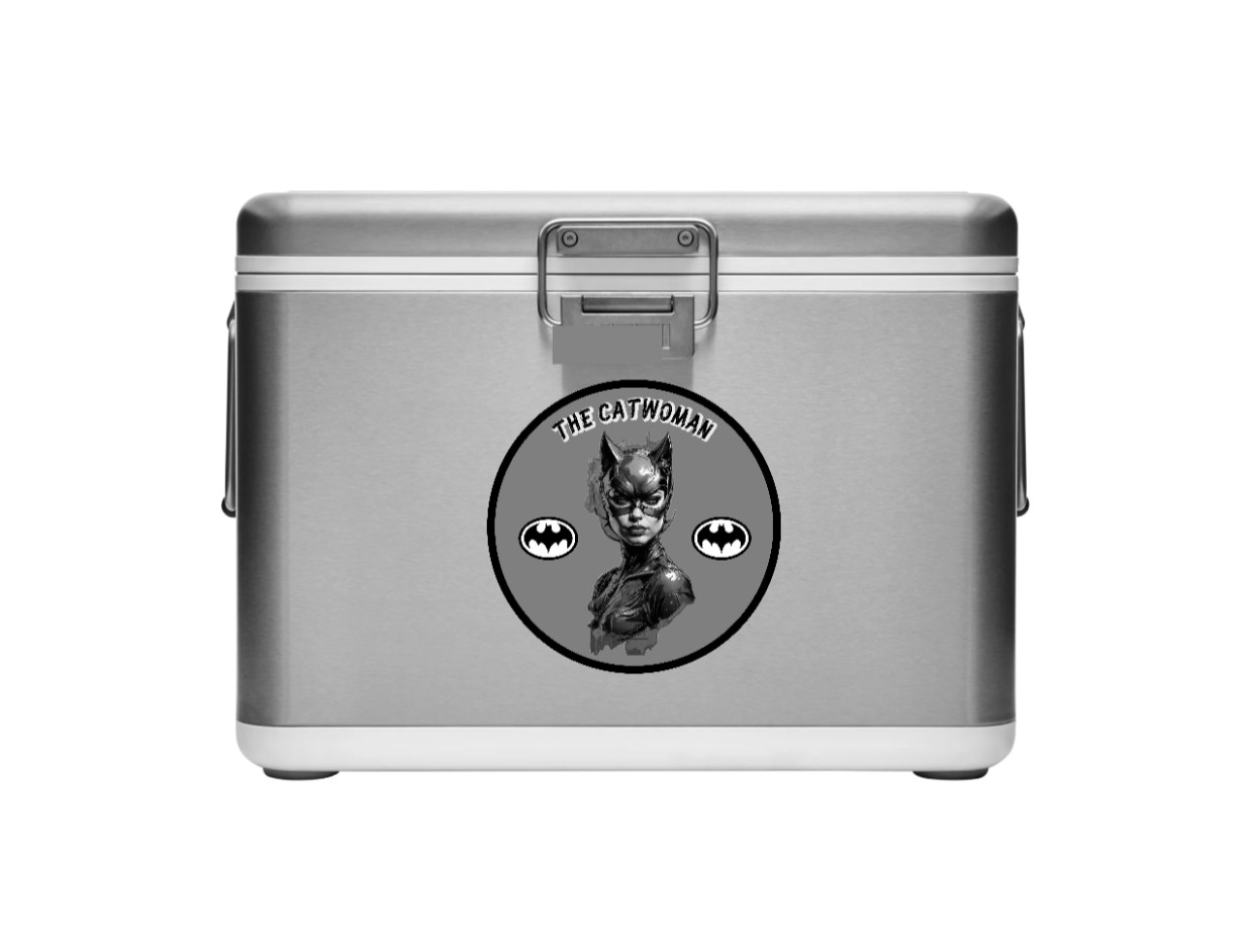 Batman – Catwoman B/W – 4" Vinyl Decal Handmade Car Cooler Laptop Truck Tumbler