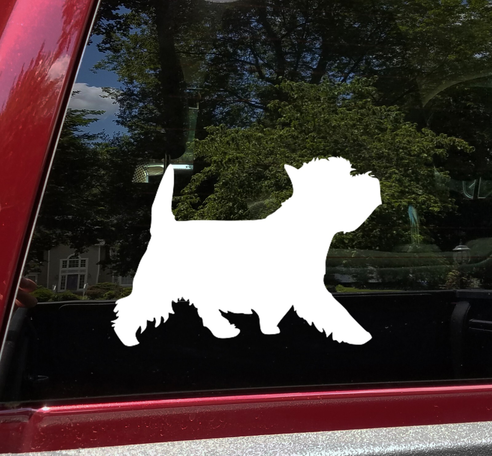 Westie Vinyl Decal V2 | West Highland Terrier Dog Puppy | Die Cut Sticker