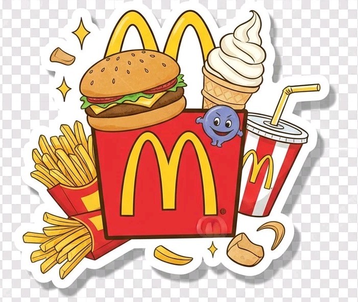 Mcdonalds Sticker Decal Phone Laptop