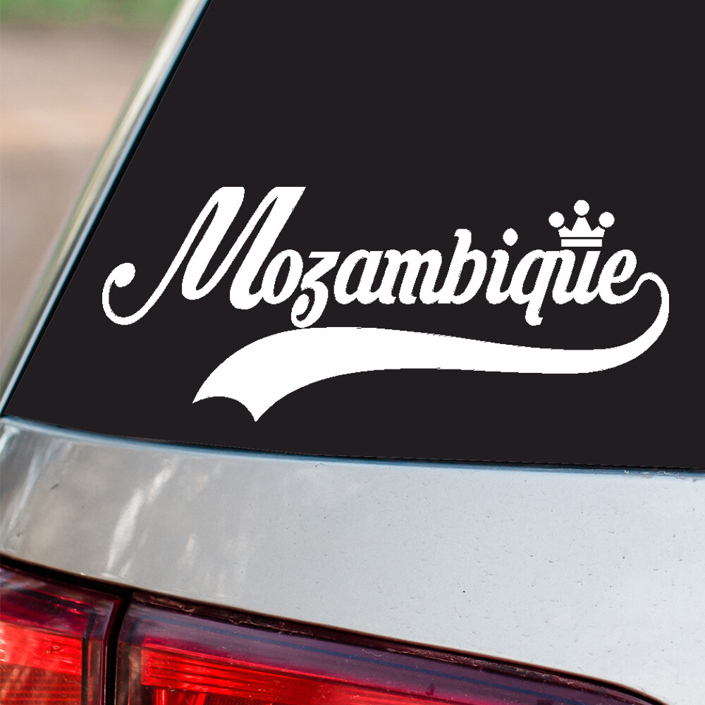 Mozambique Sticker Country Pride all sizes chrome and regular vinyl colors