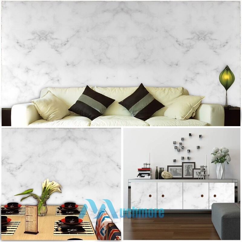 Marble Contact Vinyl Paper Self Adhesive Peel Stick Wallpaper Kitchen Countertop
