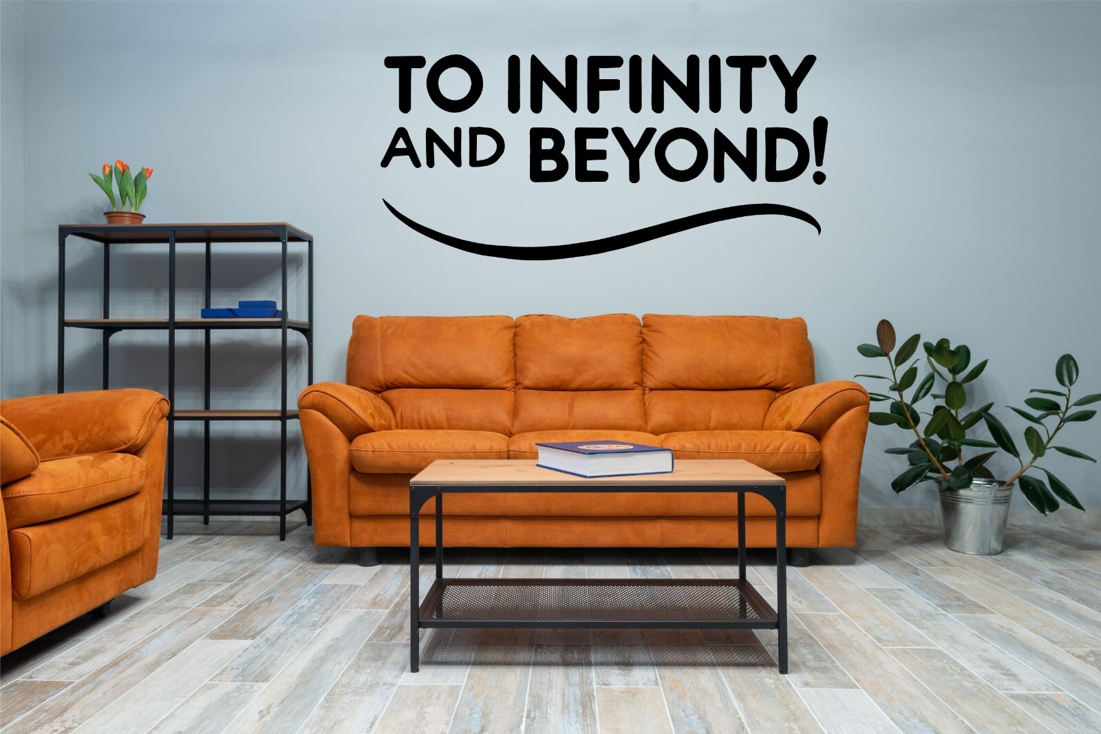 To Infinity and Beyond Wall Decal Inspirational Vinyl Sticker Home Office Décor