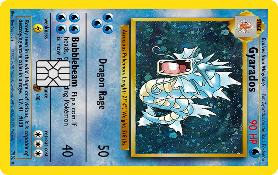 Pokémonster Card Collection Credit Card Skin / Wrap Decal Pre-Cut Sticker