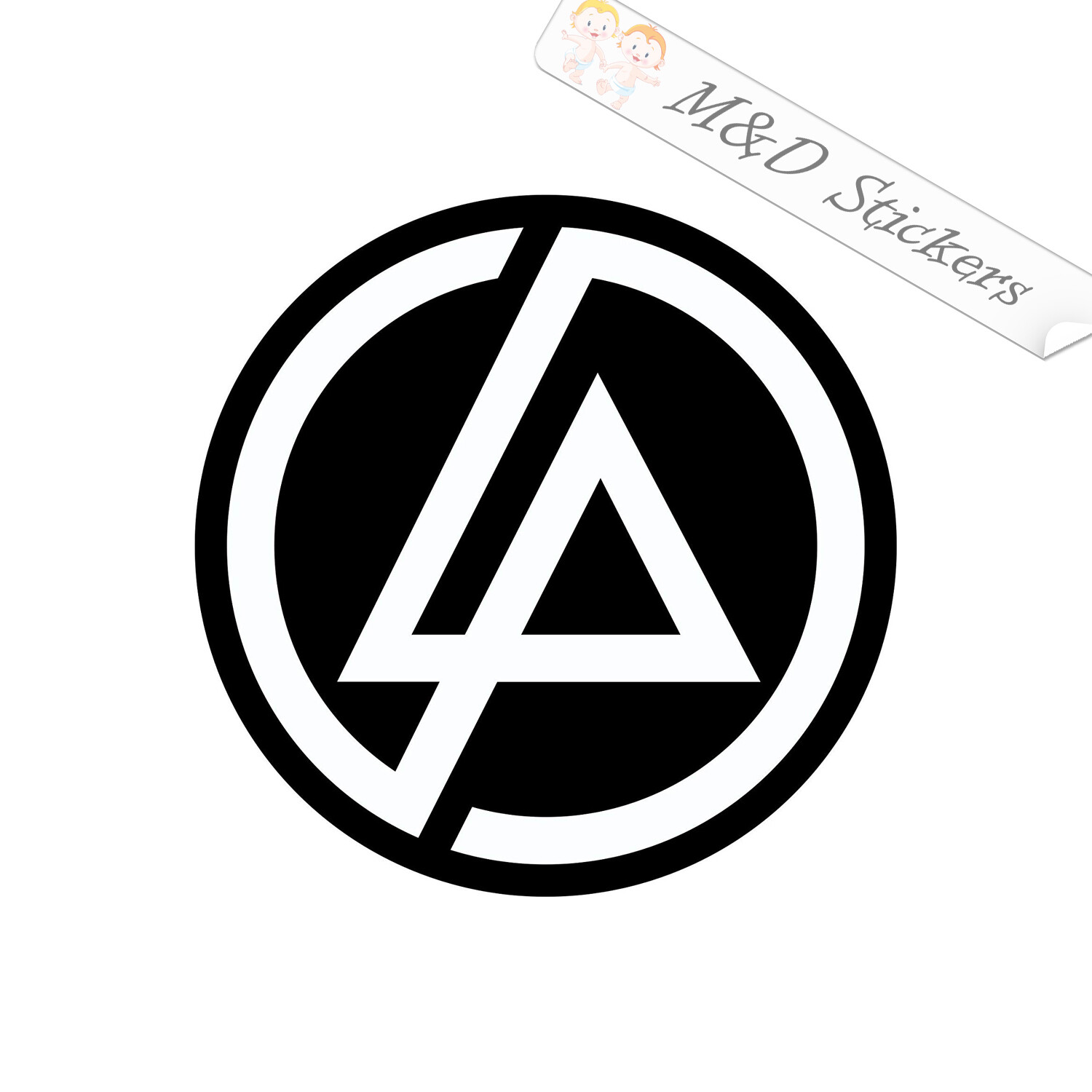 2x Linkin Park Logo Vinyl Decal Sticker Different colors & size for Cars/Bike