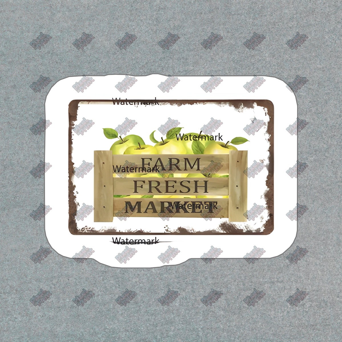 Farm Fresh Market Vinyl Sticker Rustic Home Decor, Perfect for #929727