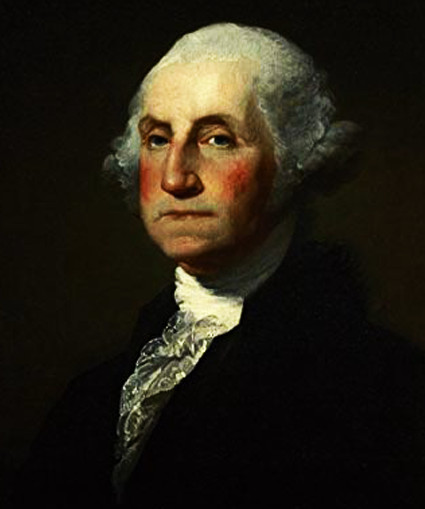 George Washington Portrait Founding Father America 3 Inch Sticker Laptop Decal