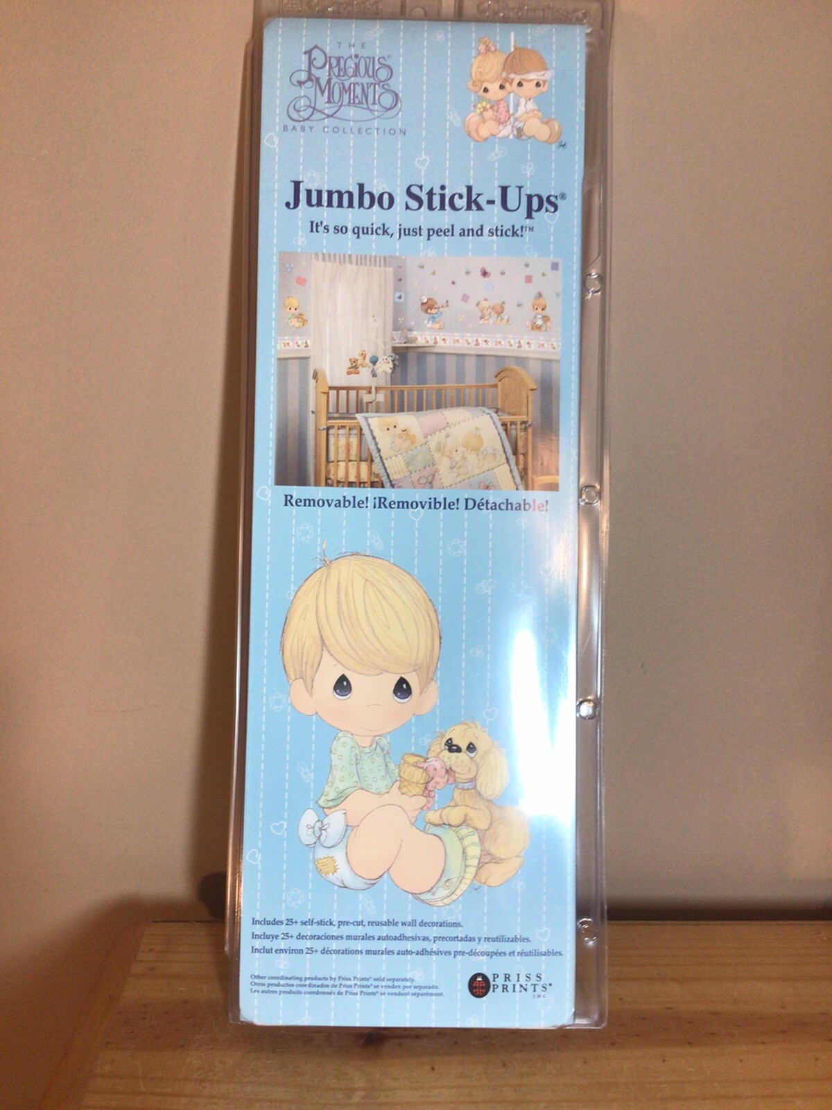 Precious Moments Jumbo Stick-Ups 25+ Reusable Pre-Cut Decorations NEW