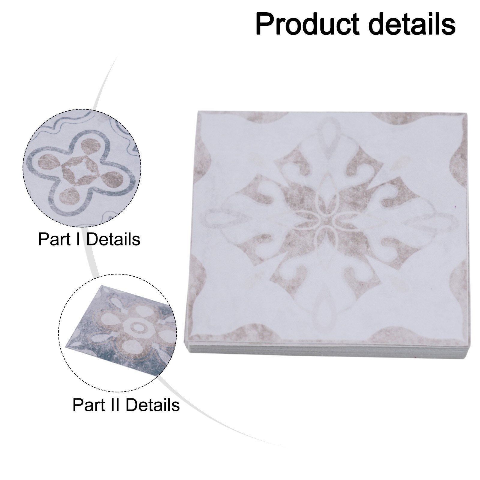 Diverse Applications Water Resistant Tiles Set of 24 Attractive Pieces