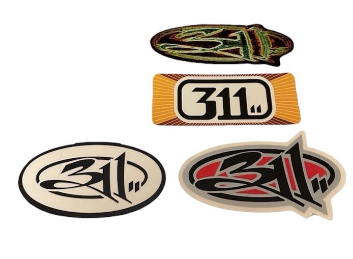 Vintage 90s 2000s New Original 311 Decals – CHOOSE – CA Music Concert Sticker