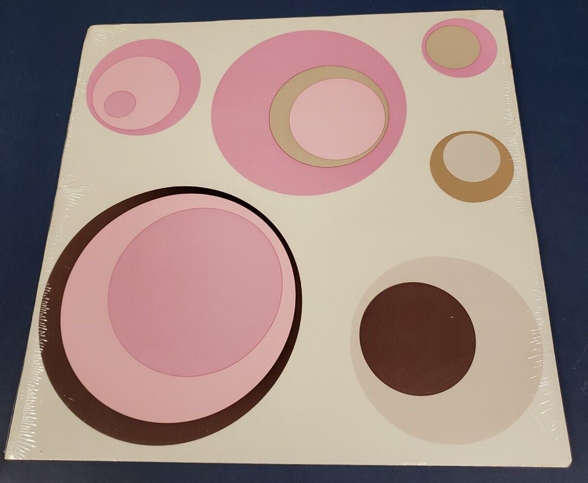 George Uptown Peel & Stick Decorative Accents 11-Inch x 11-Inch Spheres Pink