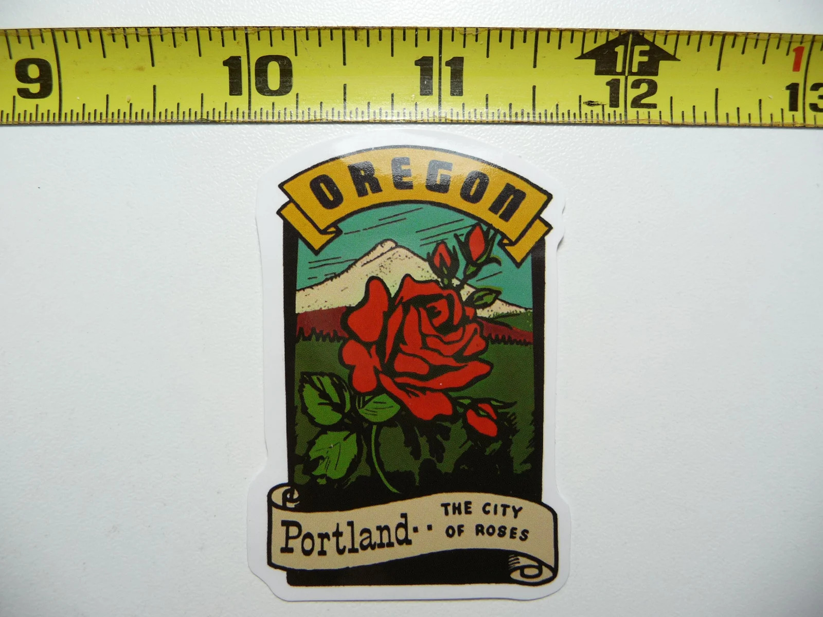 OREGON PORTLAND THE CITY OF ROSES SMALL STICKER DECAL PRIDE TRAVEL MEMORIES