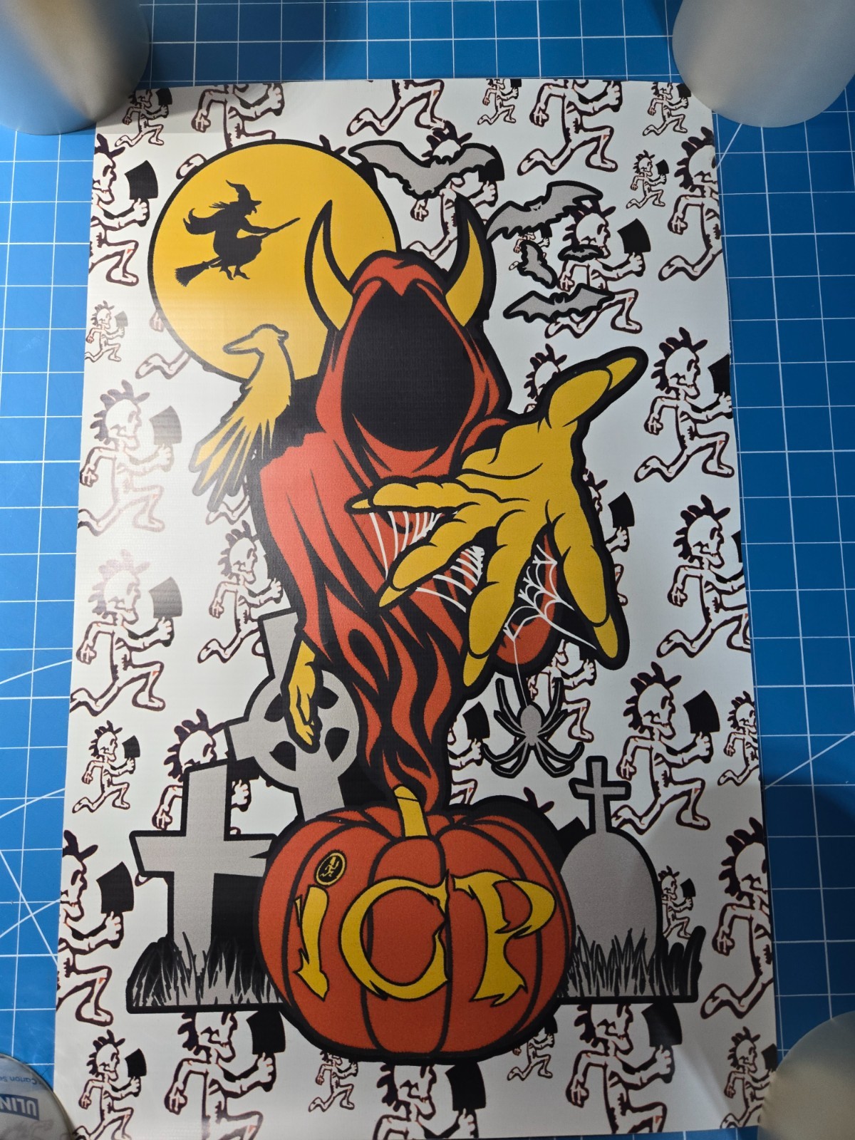 HALLOWICKED HEAVY CANVAS POSTER LOT icp insane clown posse twiztid rare 2 DOPE