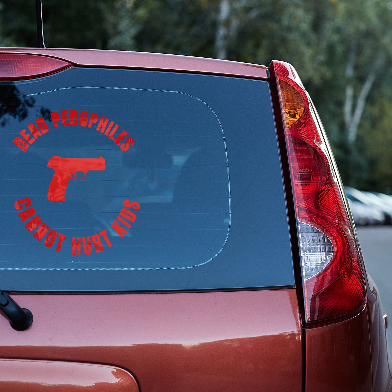 expired pedophiles cannot hurt children Vinyl decal