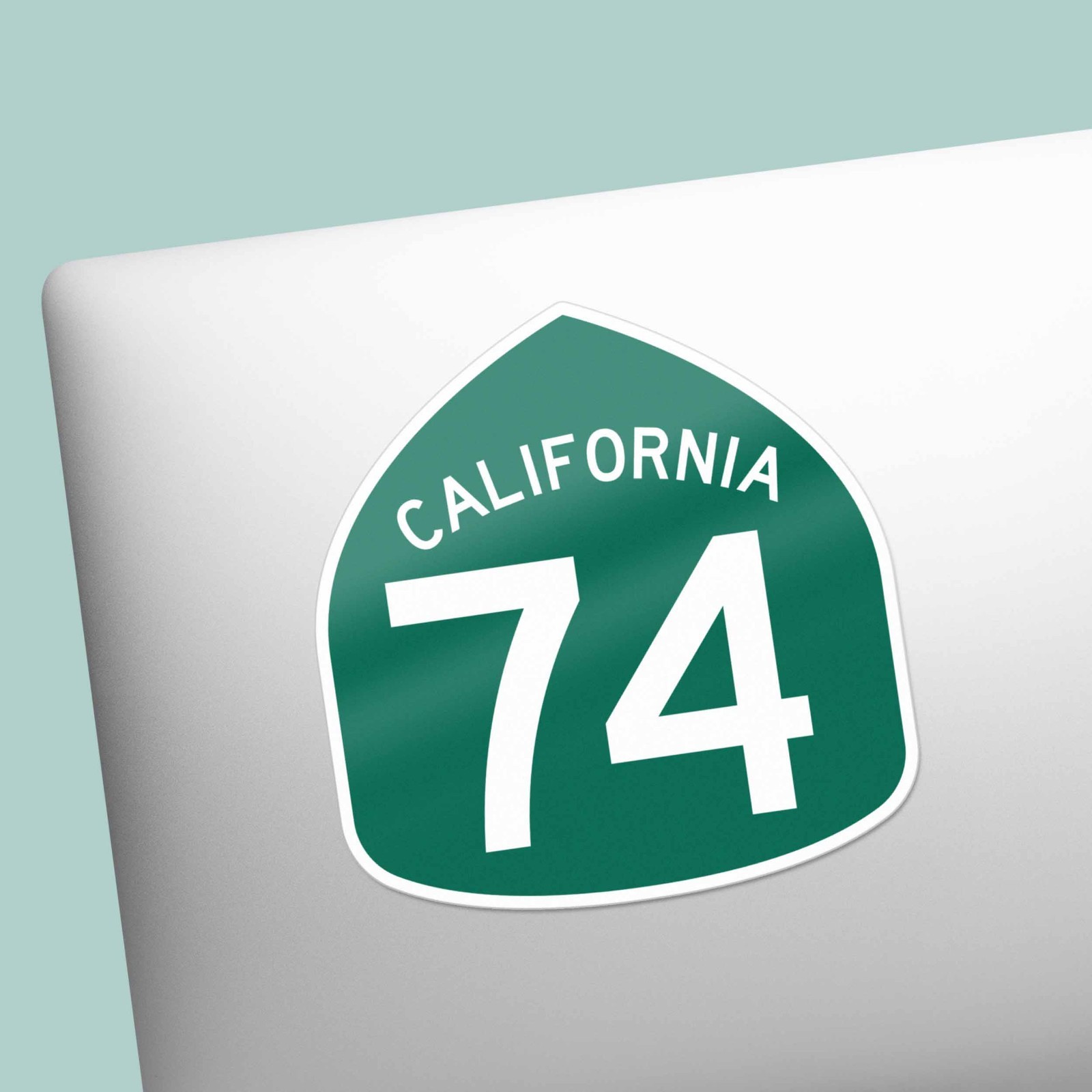 Southern California Highway 74 Sign Sticker – Palms to Pines Scenic Byway Decals