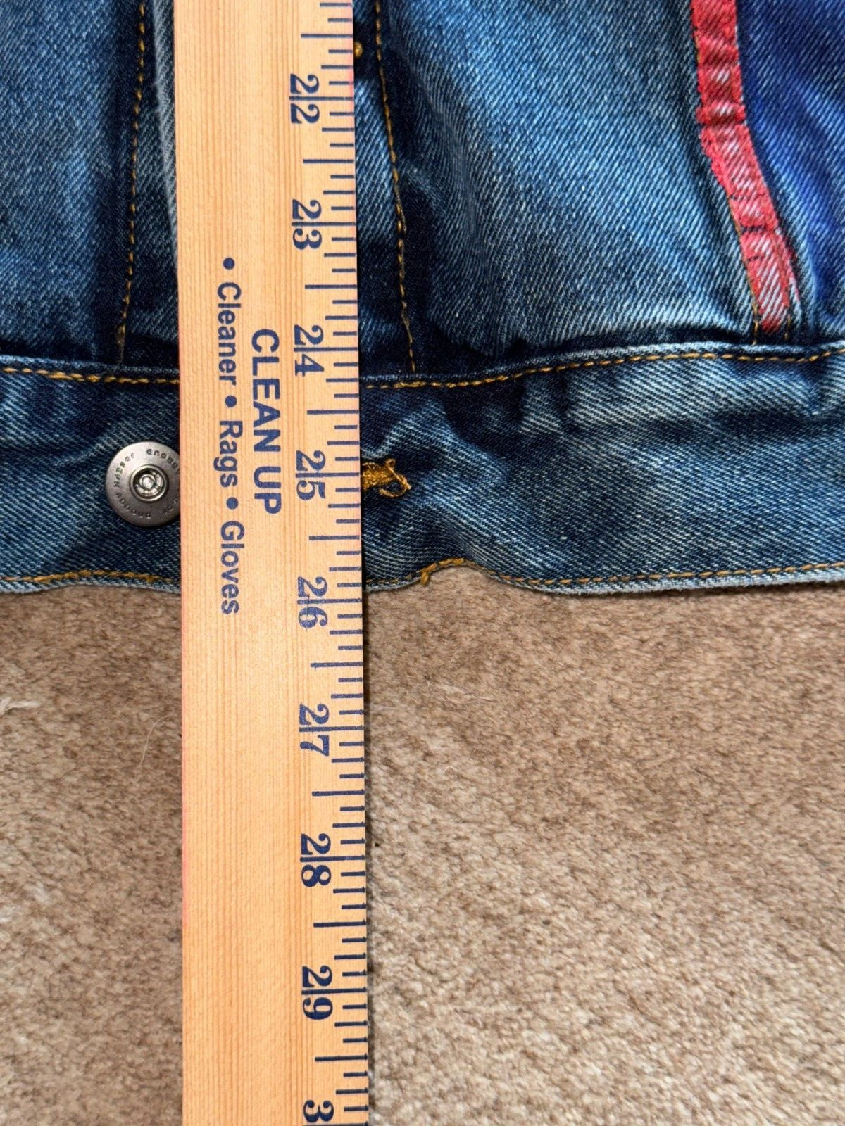 DEF LEPPARD DENIM HANDMADE JACKET- BETTER TO BURN OUT THAN FADE AWAY- PHOTOGRAPH