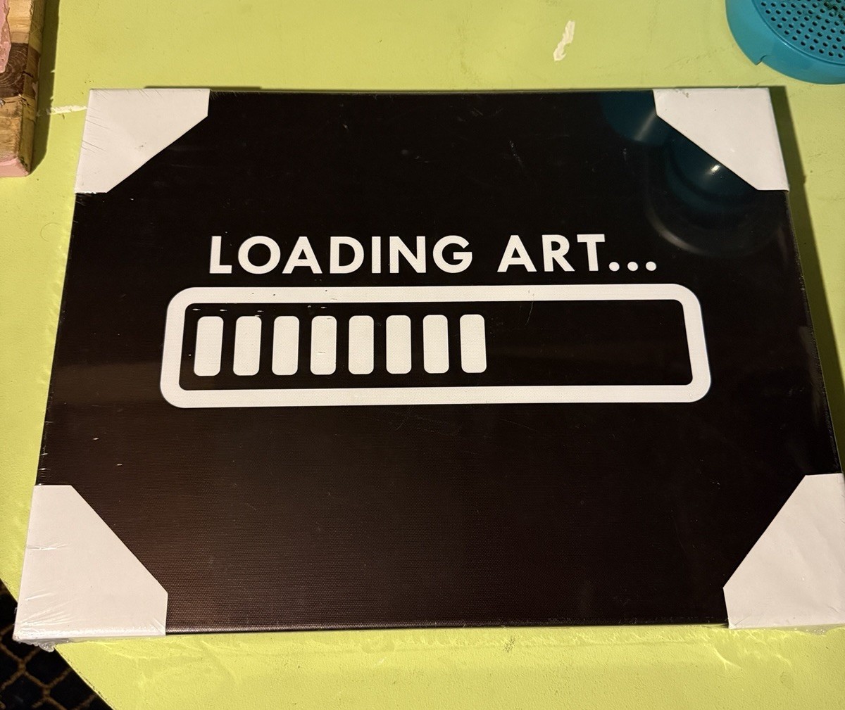 Vinyl Wall Decal Loading Art Sign Video Game Gamer Room