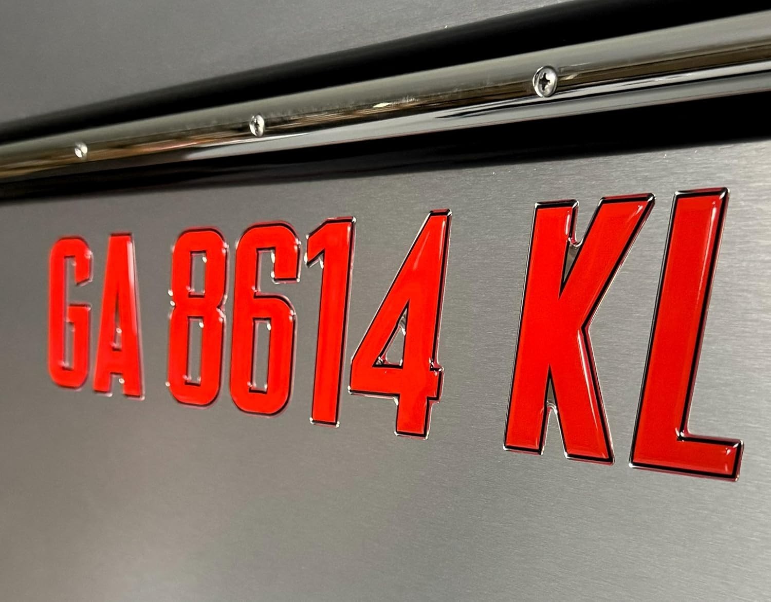 Boat and Jet Ski Lettering Marine Grade Raised Registration Numbers Raised Domed