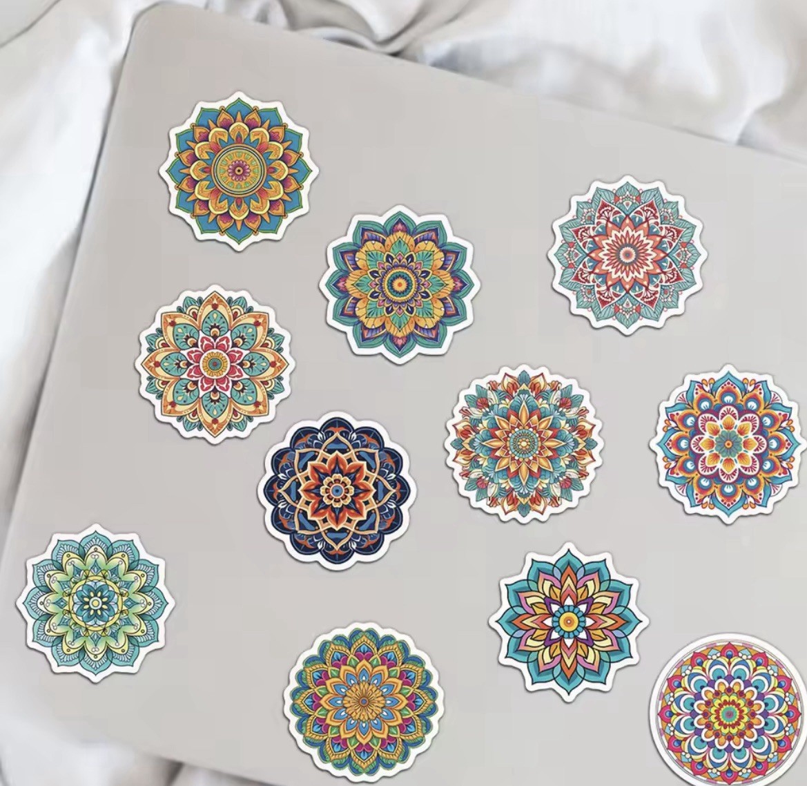 Mandala Style Stickers 50pc Colorful Mandala Pattern Mix Stickers FREE SHIPPING
