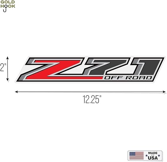 Decal for Trucks Chevy Silverado Z71 Off Road Stickers – F (2014-2017) Bed Si…