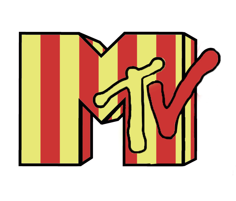 MTV sticker logo 80s 90s skate cell laptop bumper vinyl decal