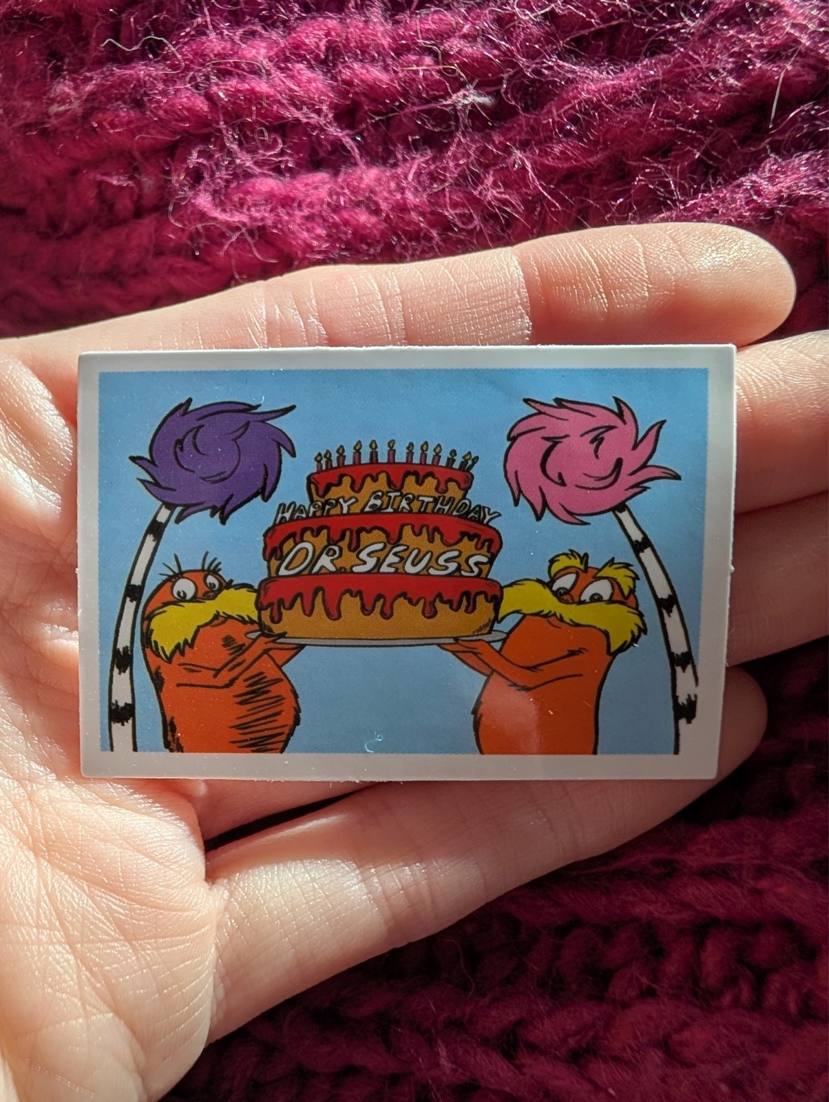 Dr. Seuss Sticker, Lorax