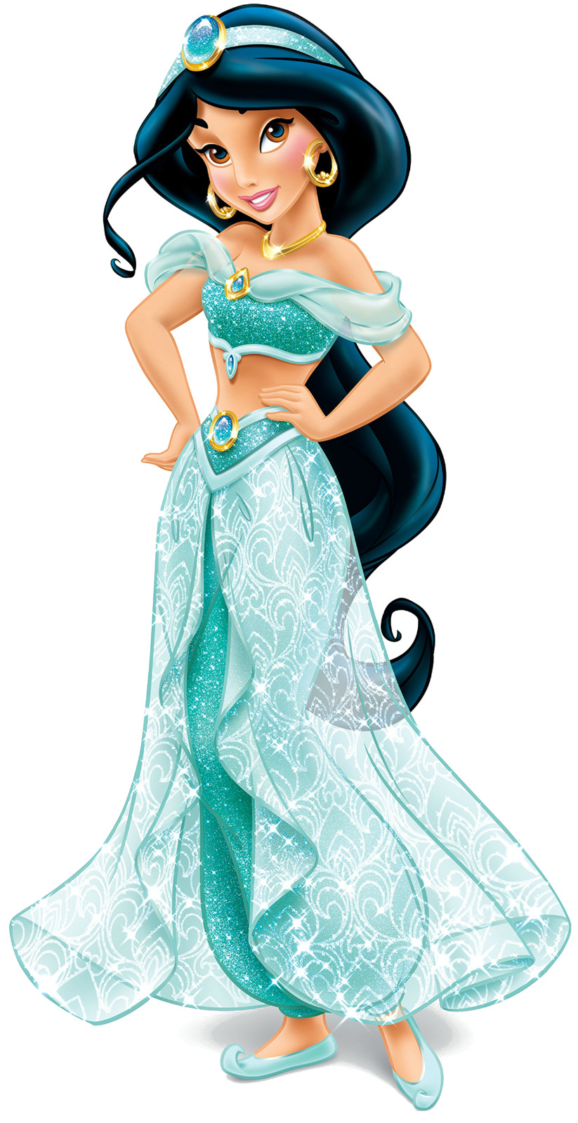 Jasmine sticker Alladin princess weatherproof bumper vinyl decal