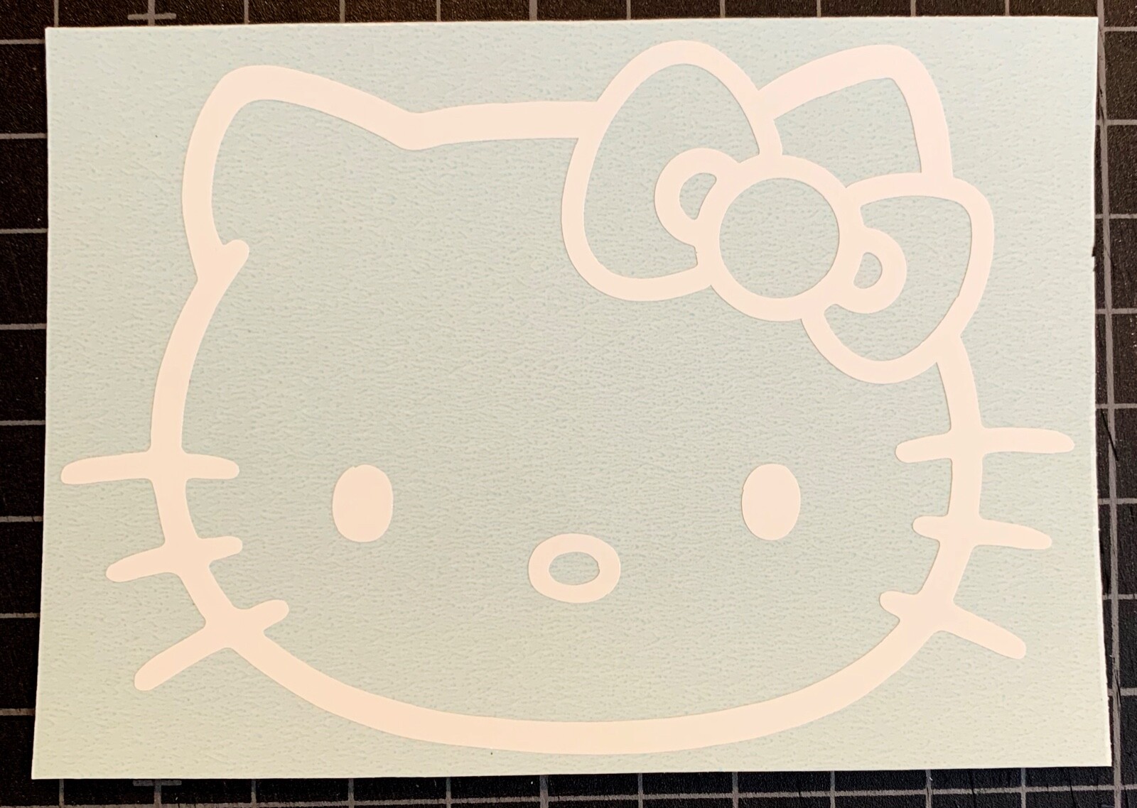 Hello Kitty Face Decal/Sticker