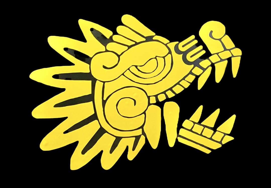 Quetzalcoatl Sticker, Decal Permanent Vinyl, Mexico,Aztec
