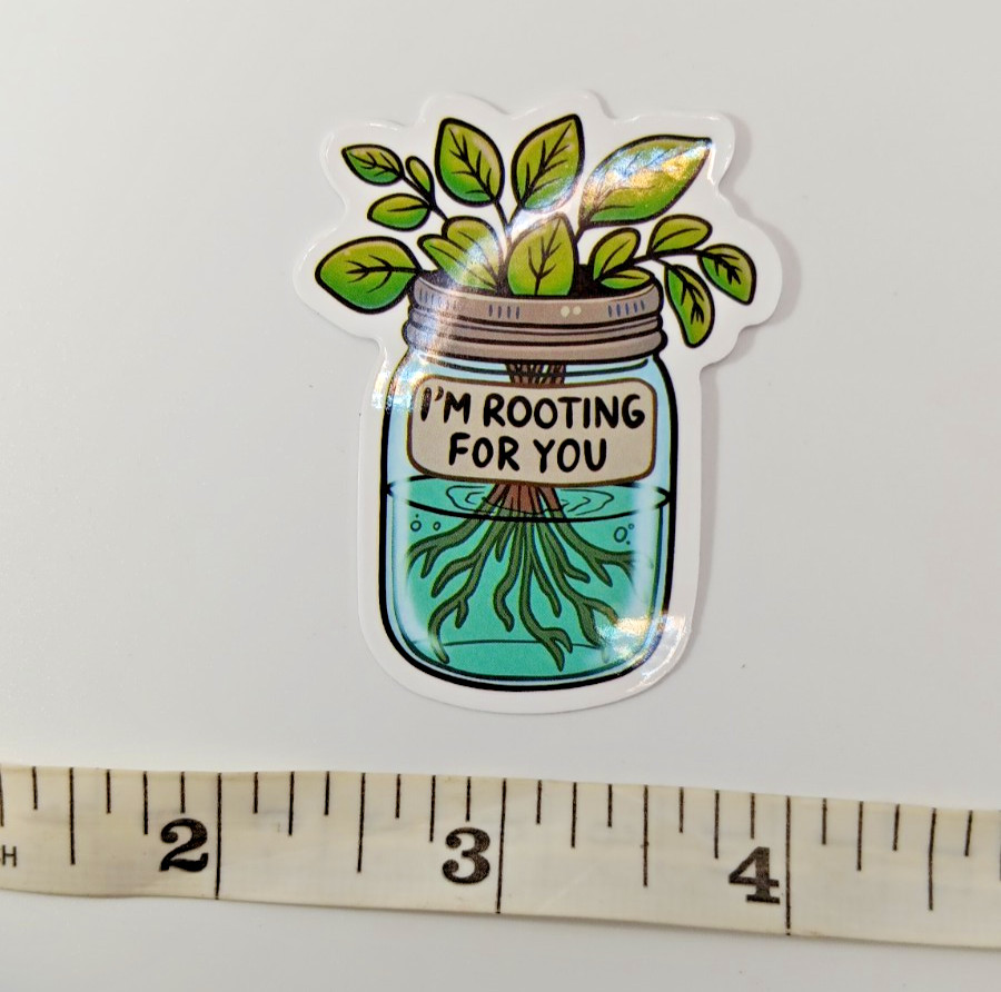 Plants-Gardening-Funny Humor Sarcastic Vinyl Sticker-Decal-NWOT-Free Shipping!