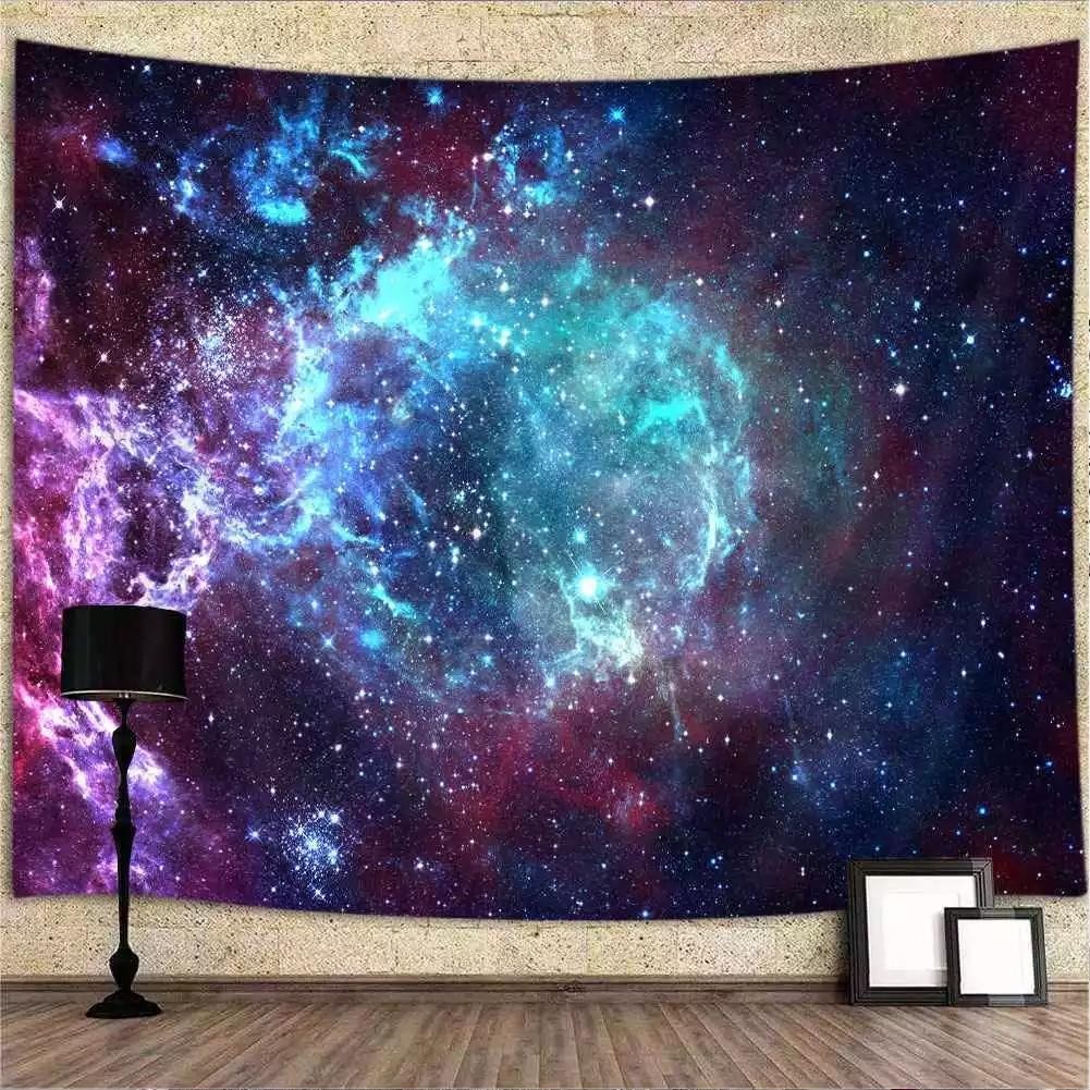 For Room Decor Space Photography Background Polyester Wall Decor Easy Care