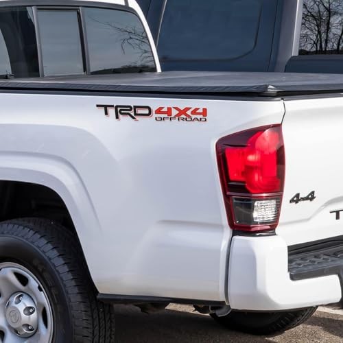 GRITKULTURE Removable TRD 4×4 Offroad Bedside Graphic Vinyl Decals 2 Pack for